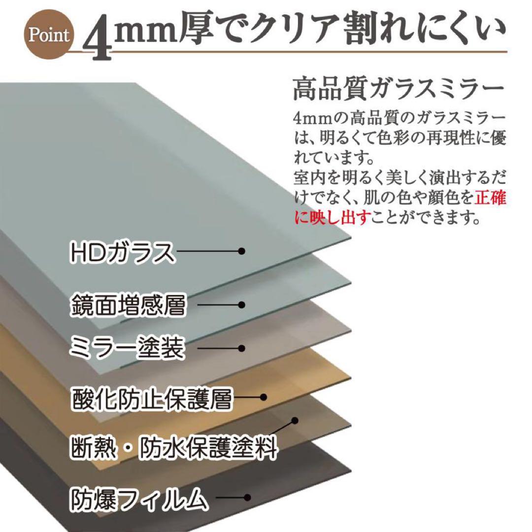 波型 全身鏡 全身 姫系 姿見 白 かわいい 鏡 大きめ 立て掛けミラーホワイト