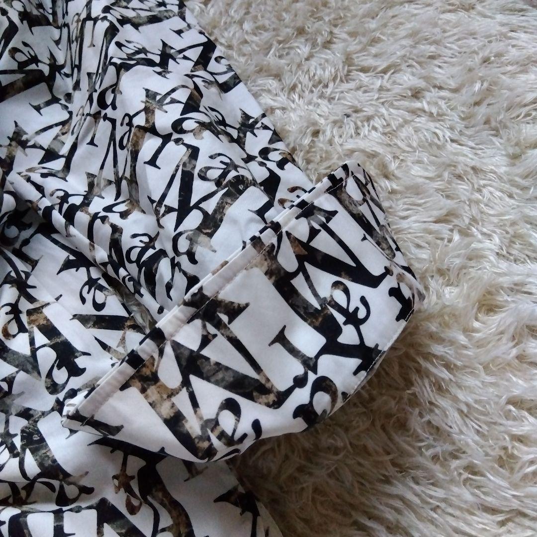 素敵♡マックスマーラ　Max Mara　総柄　シャツ　銀タグ　高級　ホワイト