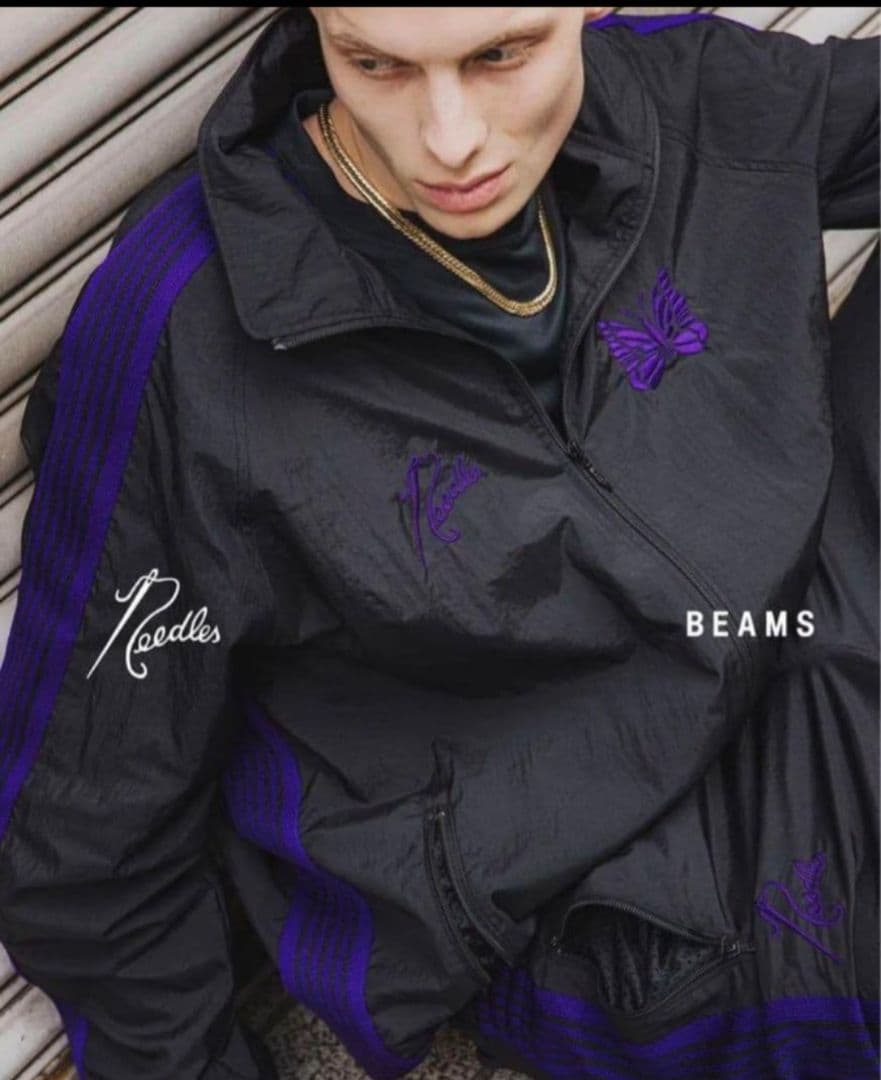 NEEDLES ニードルズ ナイロンジャケット L