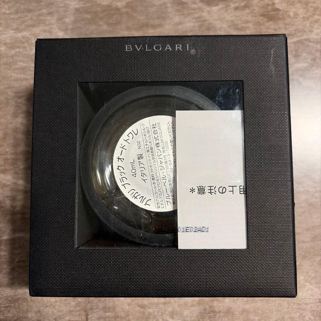 【新品・国内正規品】ブルガリ ブラック オードトワレ 40mL