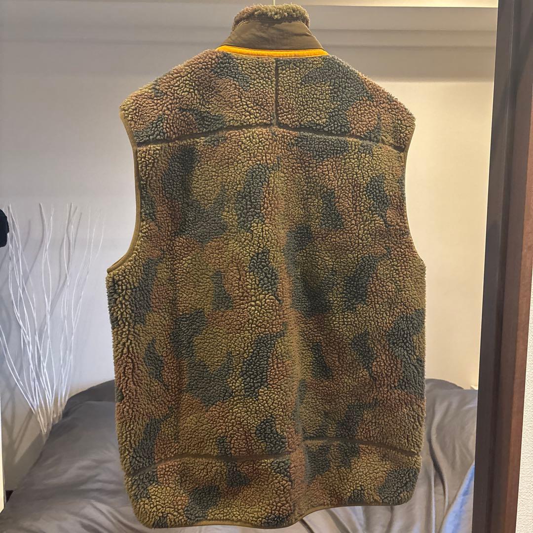 patagonia レトロX カモ柄ベスト