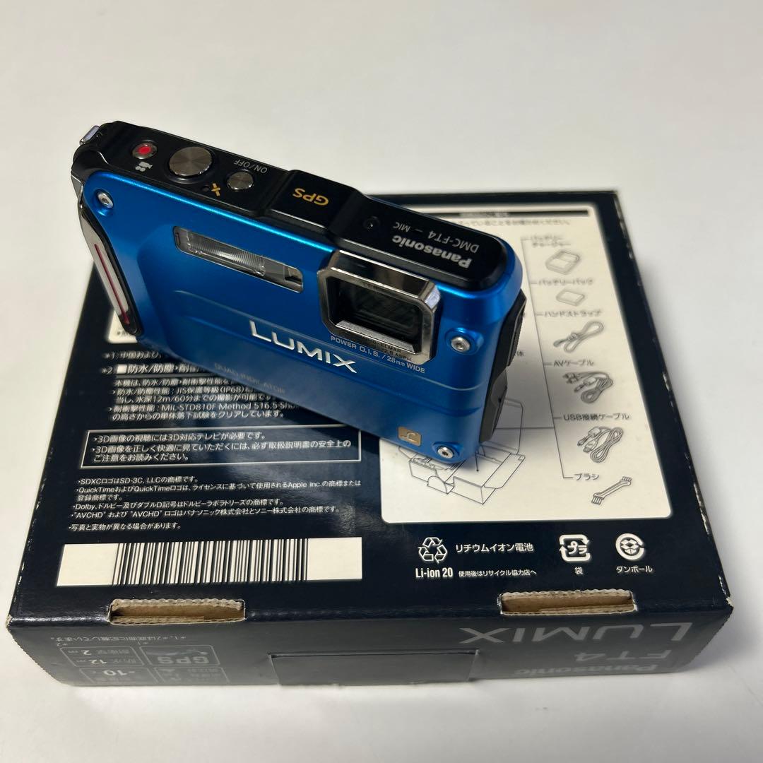 Panasonic LUMIX FT4 ブルー　本体　完動品　付属品完品　美品