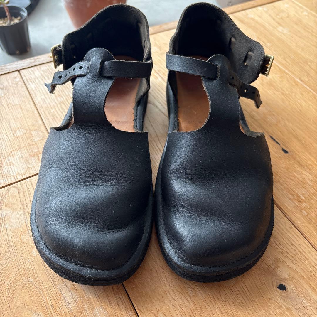 オーロラシューズ　ブラック8c ２５センチ