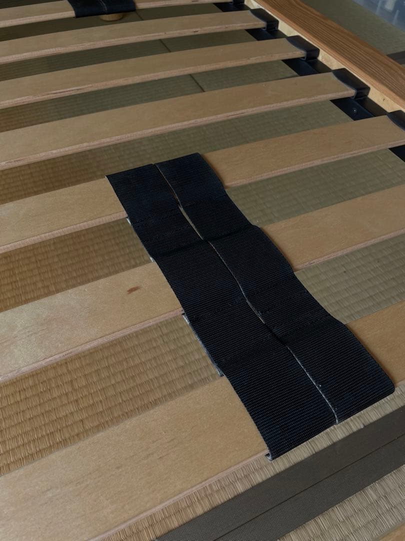 【送料込】無印良品 木製シングルベッドフレーム オーク