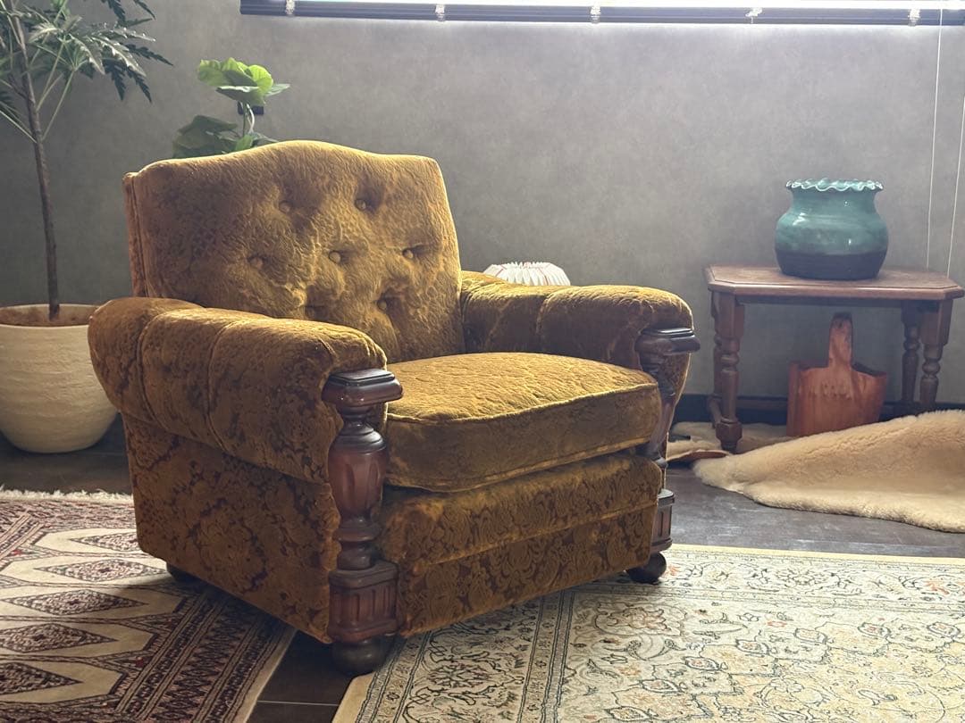 ②カリモク　karimoku レトロ　ビンテージ　ソファ　クラシック　IZ