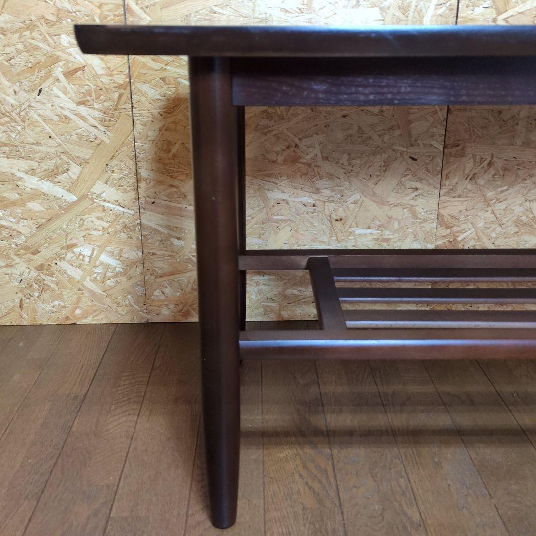 カリモク karimoku カフェ　テーブル 棚付き センター　テーブル
