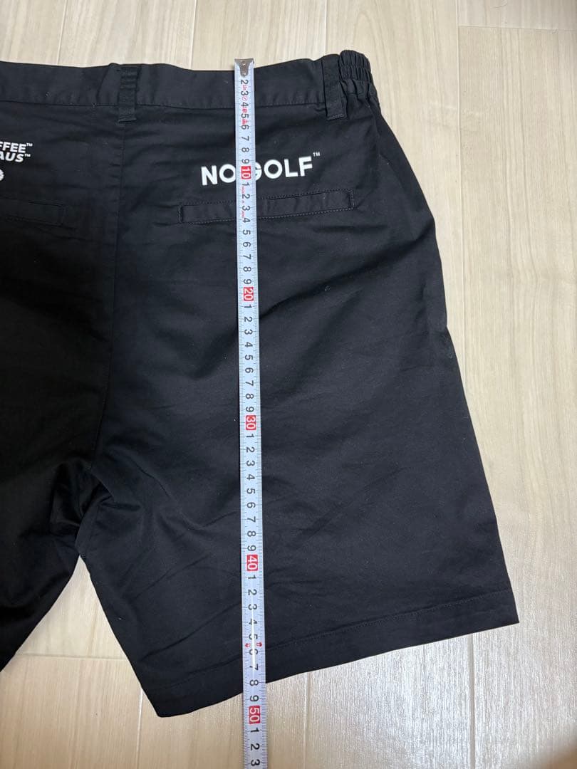 NO COFFEE x CLUBHAUS ブラックパンツ Sサイズ