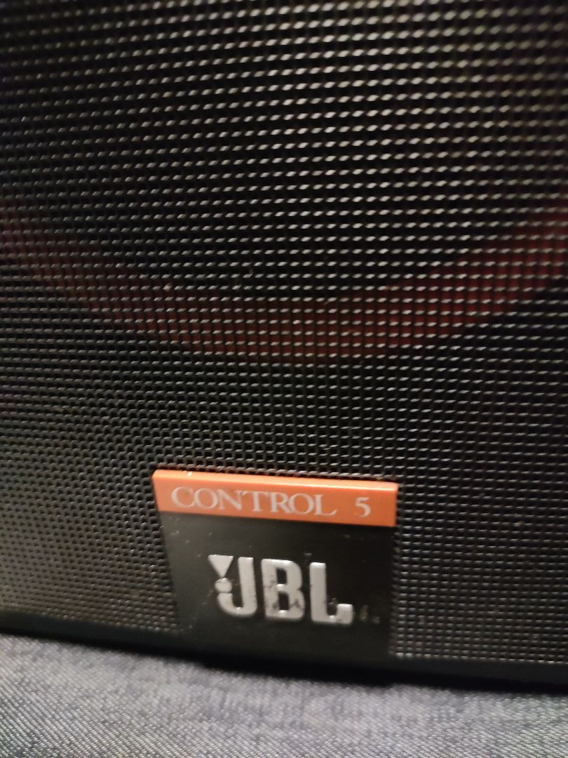 JBL Control 5 オレンジ色！新品エッジ（Ｒ７/５月交換）の激レア物！