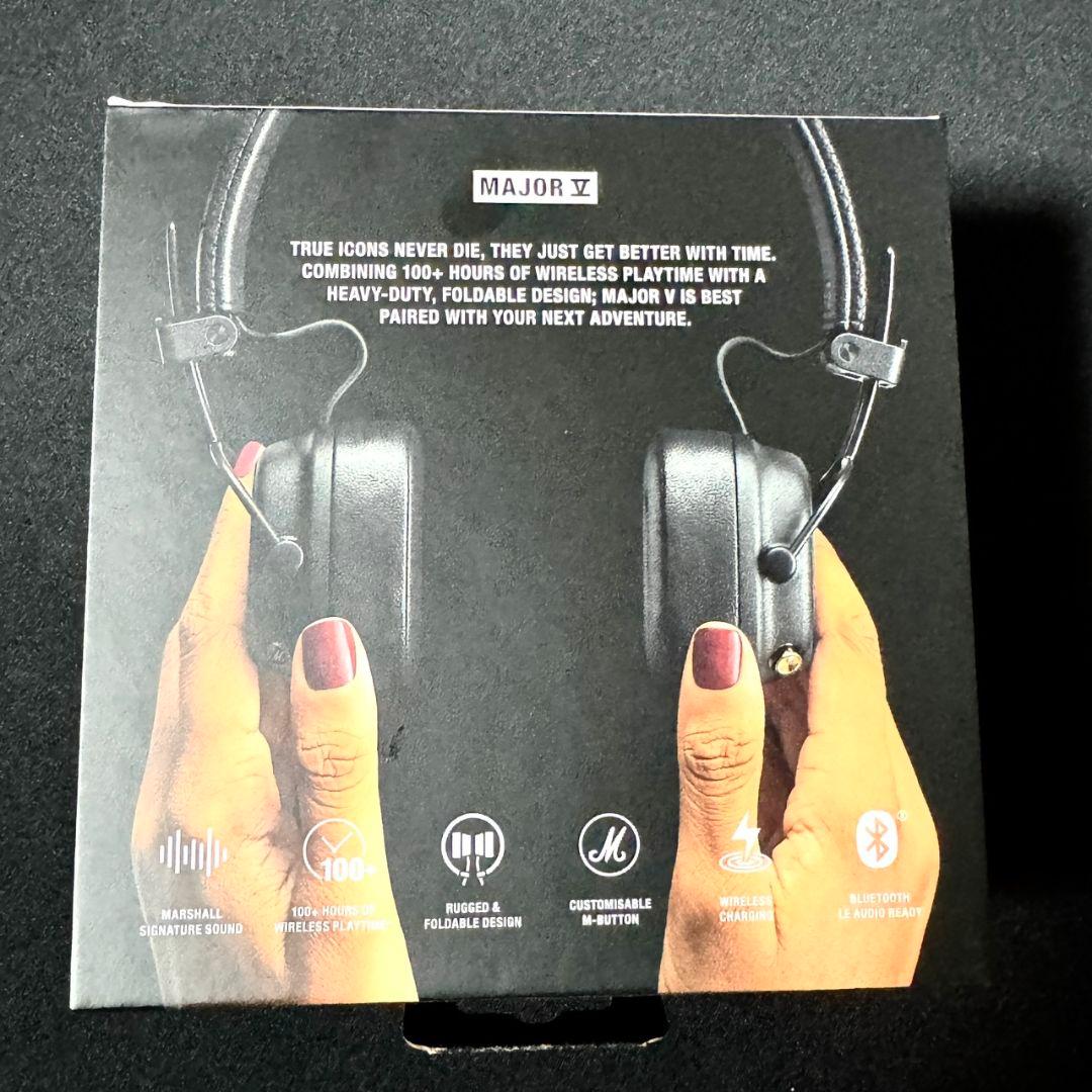 極美品 Marshall Major V マーシャル ワイヤレスヘッドフォン