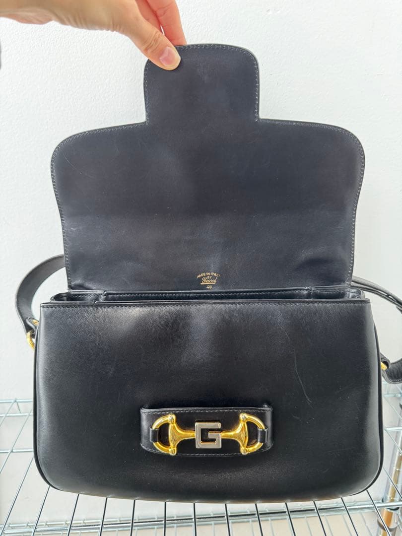 GUCCI　ハンドバッグ　ワンショルダー　ホースビット