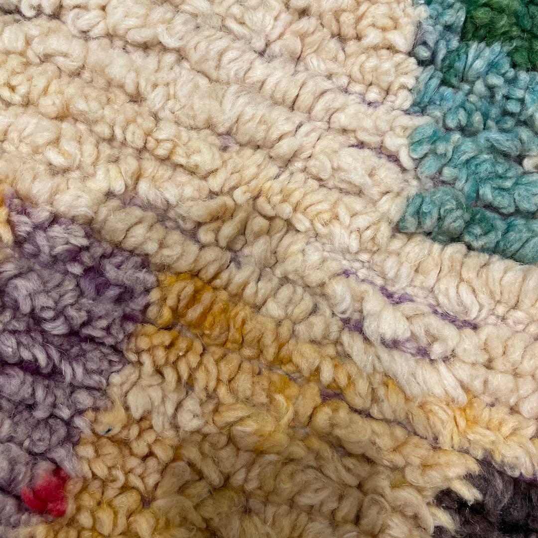 ★未使用 モロッコ プフ pouf アジラル　オットマン クッションラグ