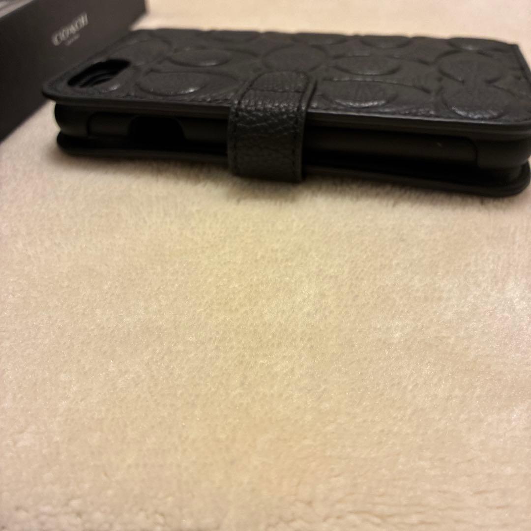 COACH iPhone SE/8/7用手帳型ケース 美品　11月特価 レア