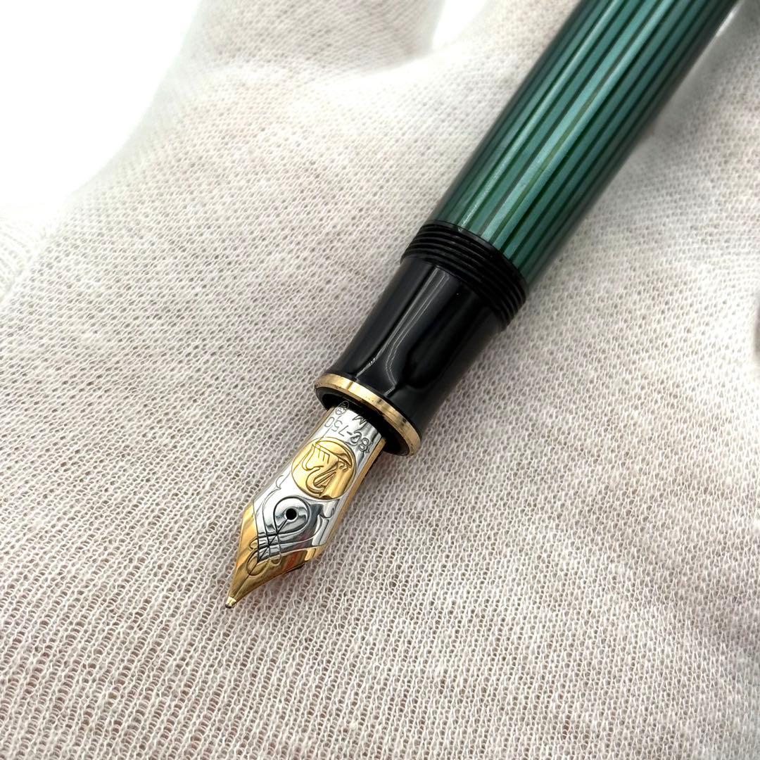 PELIKAN ペリカン M800 初期　PF刻印　中字　M 万年筆 18C
