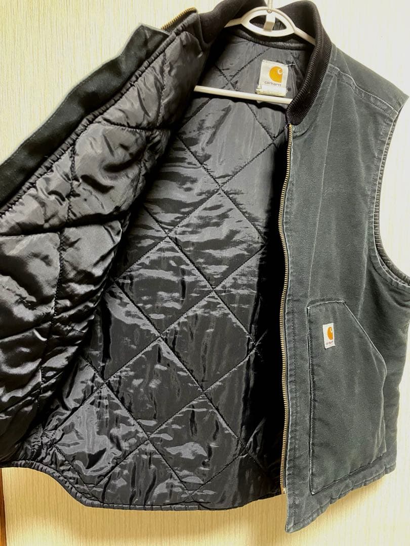 Carhartt ブラック ダックベスト　L