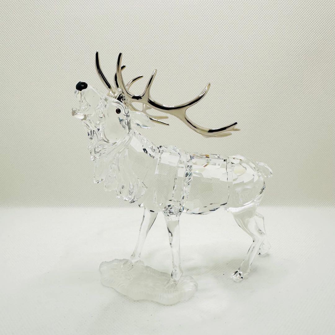 【希少 廃盤品】スワロフスキー 雄ジカ 291431 STAG 置物 オブジェ