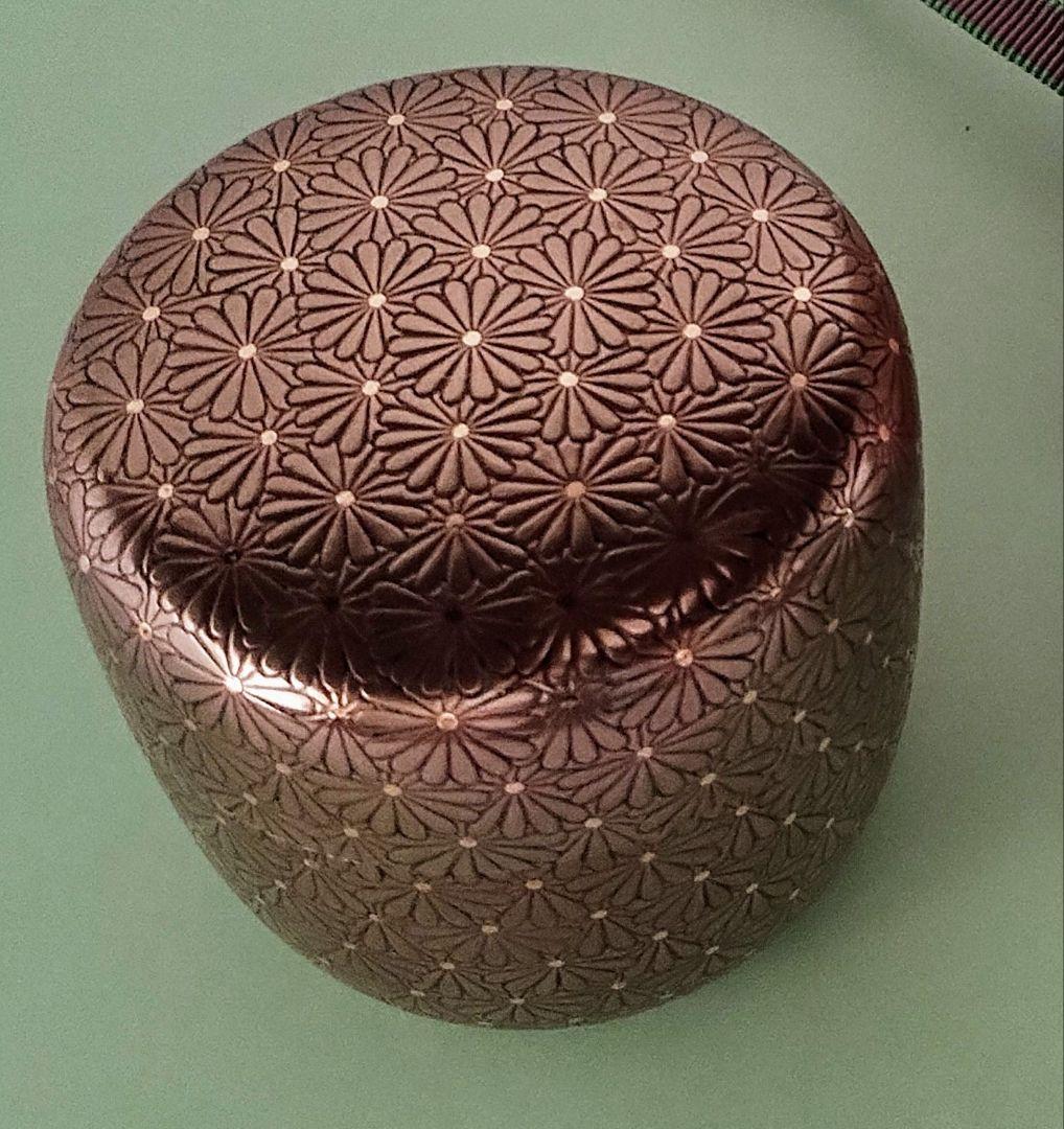 ☆美品蔵出し　金尽金蒔絵棗　共箱付　陽斎