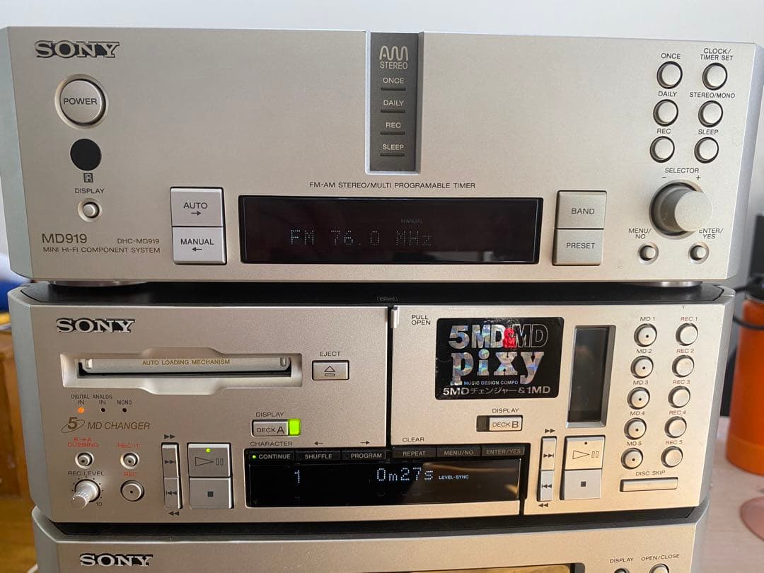 ラジオ・コンポ Sony MD919