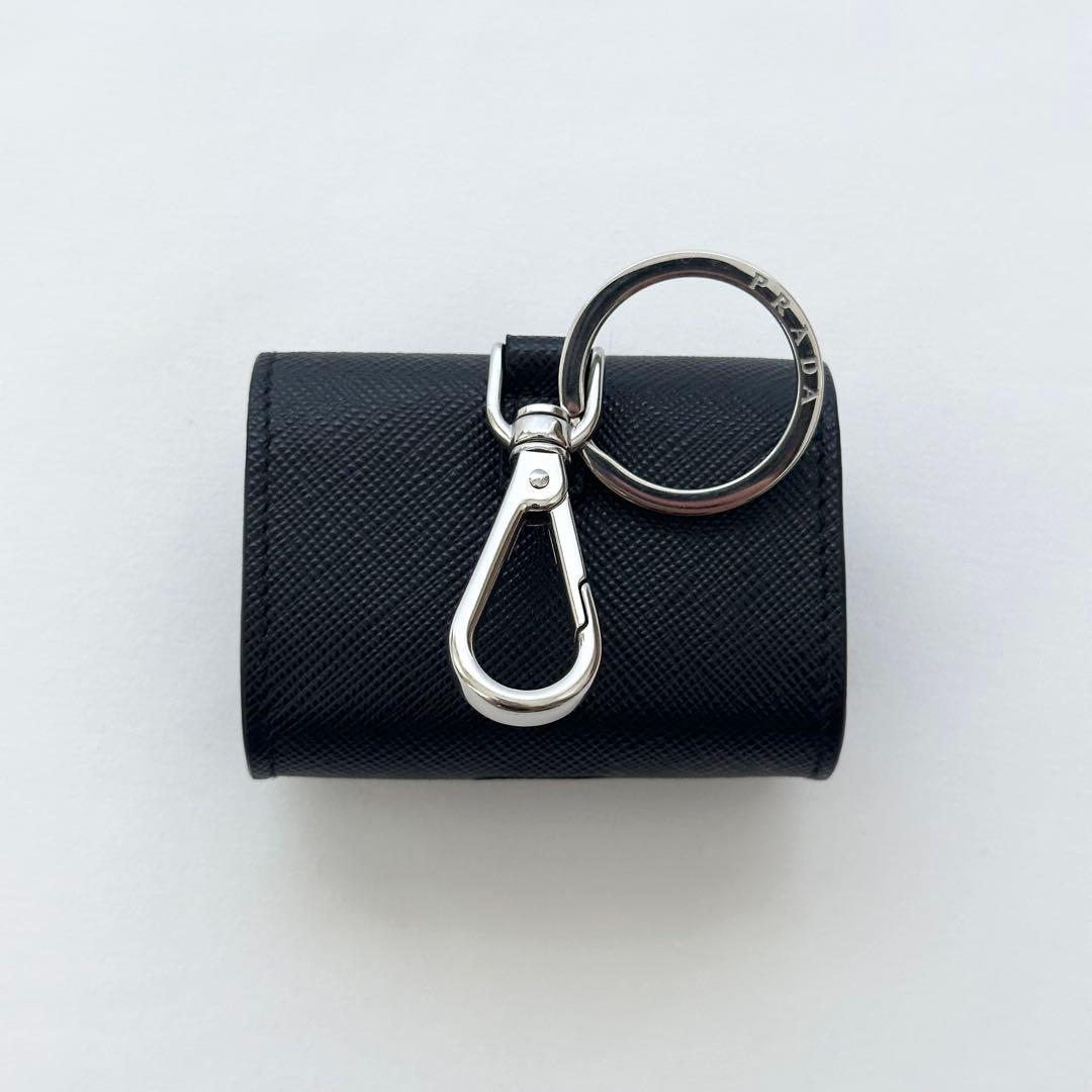【美品】PRADA AirPods ケース サフィアーノトライアングル