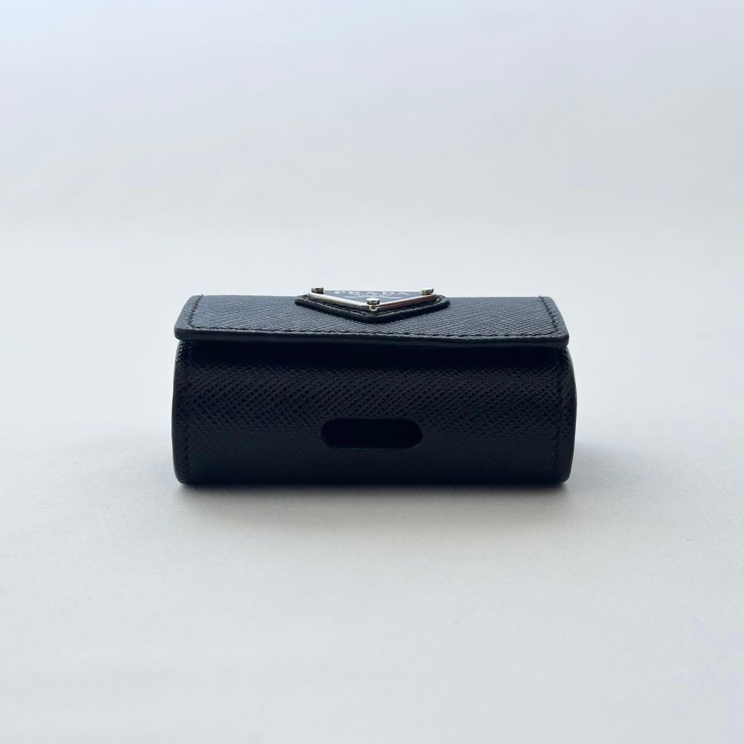 【美品】PRADA AirPods ケース サフィアーノトライアングル