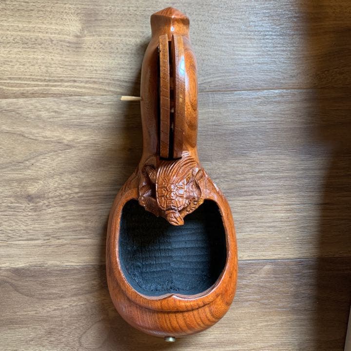 坪源 墨つぼ 墨壺 カメ坪 神代仕上 255mm 欅 宮大工 大工 神社仏閣