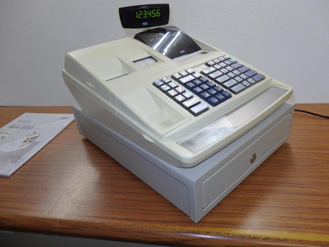 2120 設定無料 MA-550 レジスター 15部門 軽減税率対応 インボイス