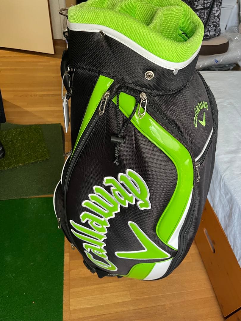 綺麗目　Callaway キャディバッグ ブラック/グリーン