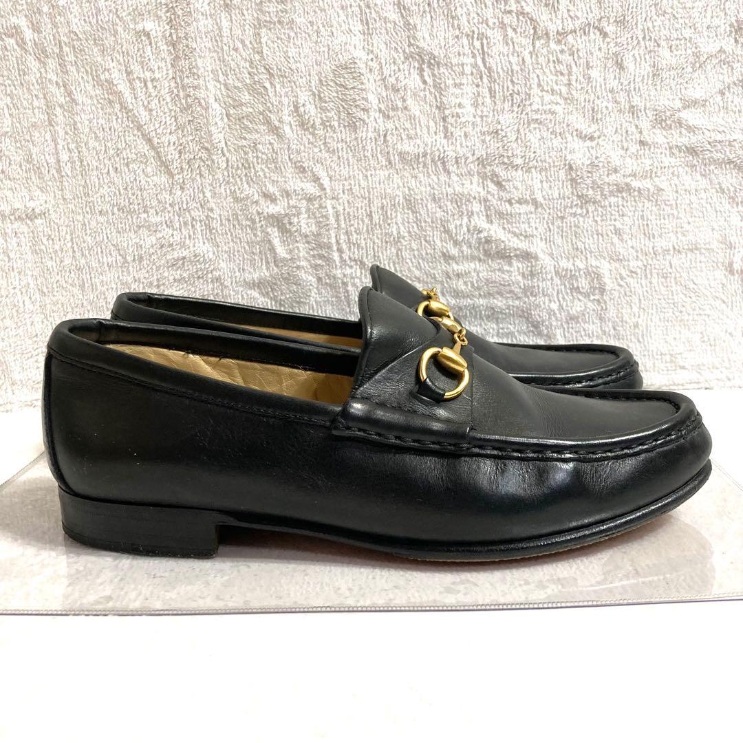 ✨極美品✨　グッチ　ビットローファー　黒　23.5