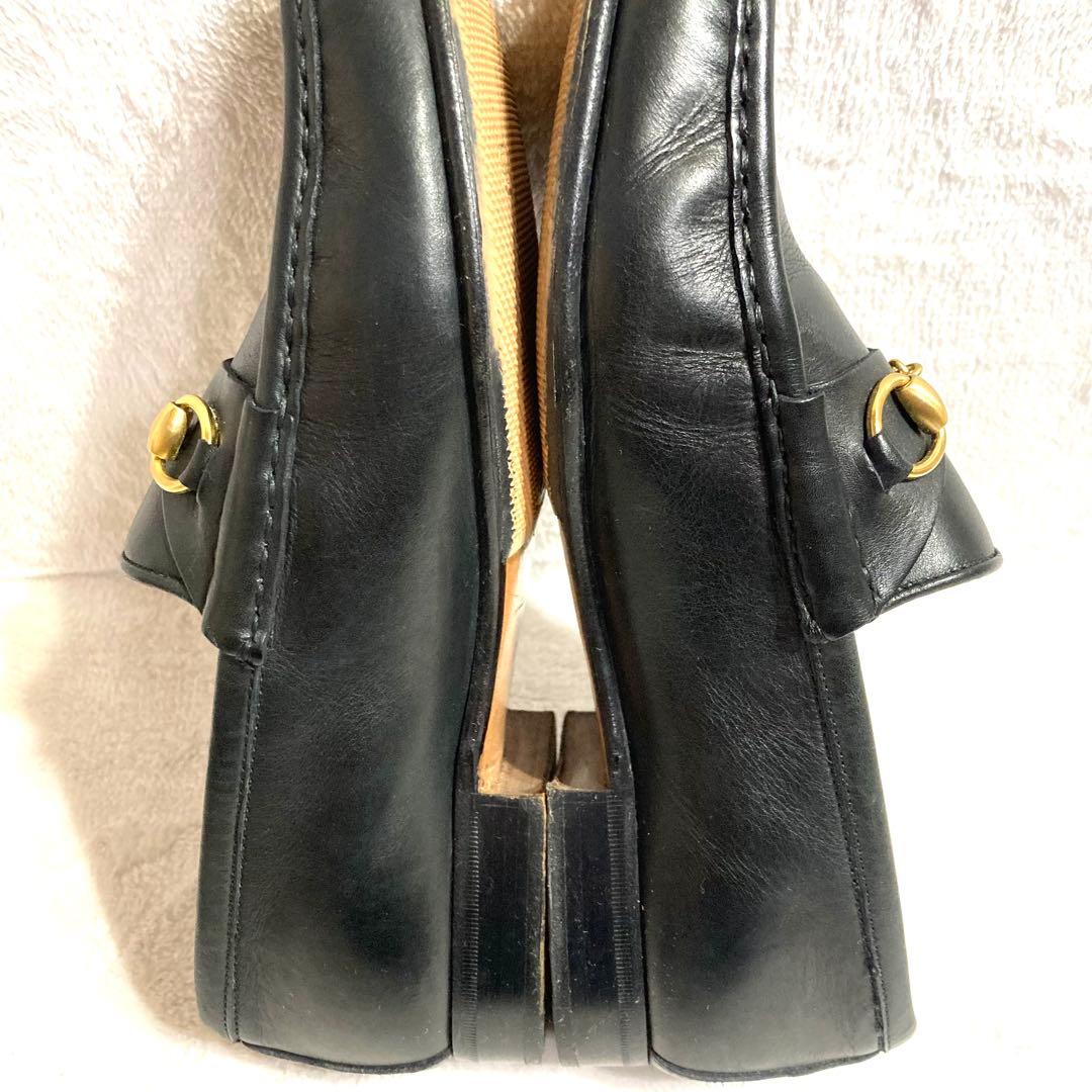 ✨極美品✨　グッチ　ビットローファー　黒　23.5