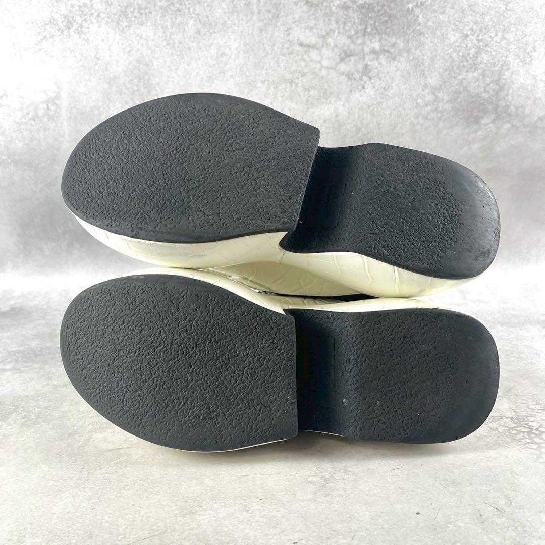 靴 LOEWE Crocodile Embossed Wedge Boots