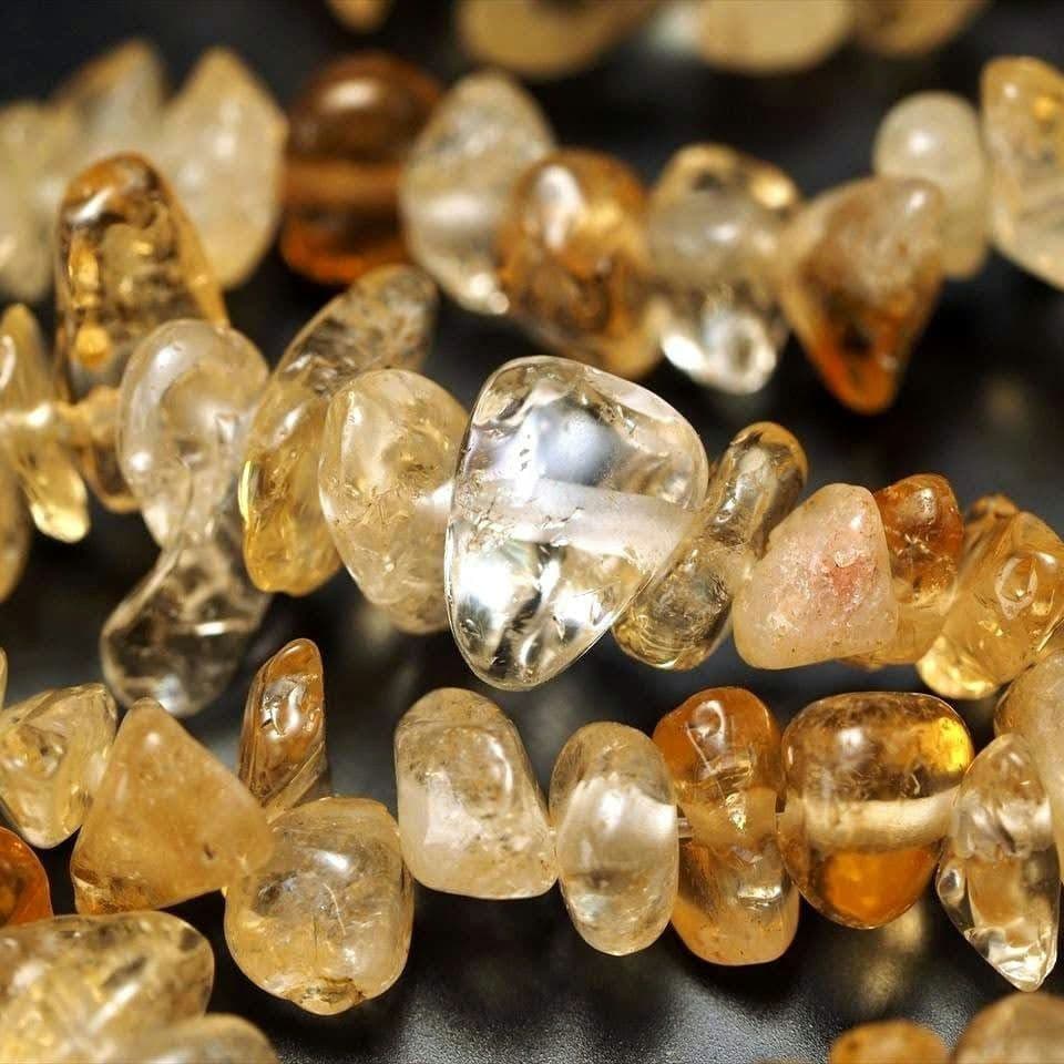 500g★限定ご奉仕★幸運の石【小粒✴︎黄水晶シトリンクォーツさざれ石】❤️