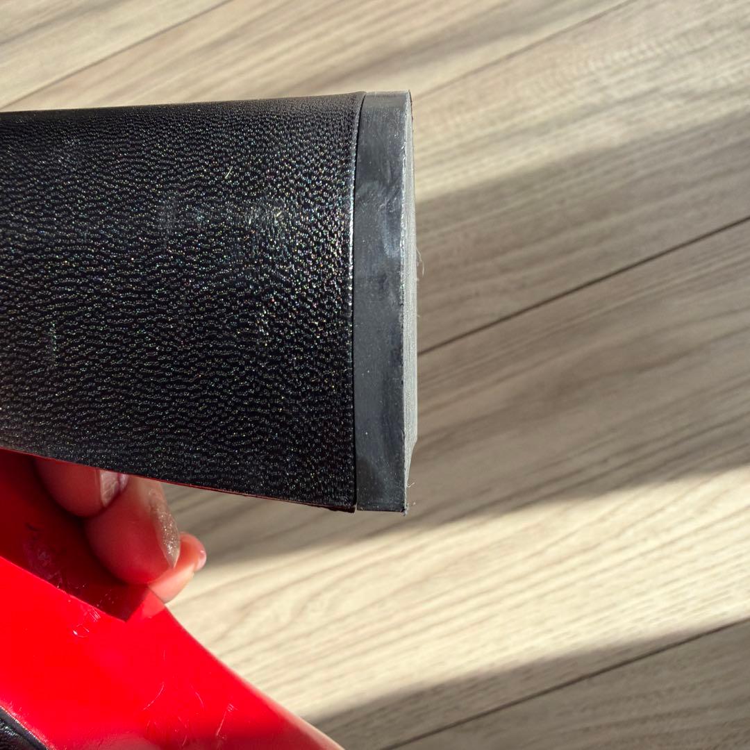 Christian Louboutin クロスストラップサンダルブラック37.5