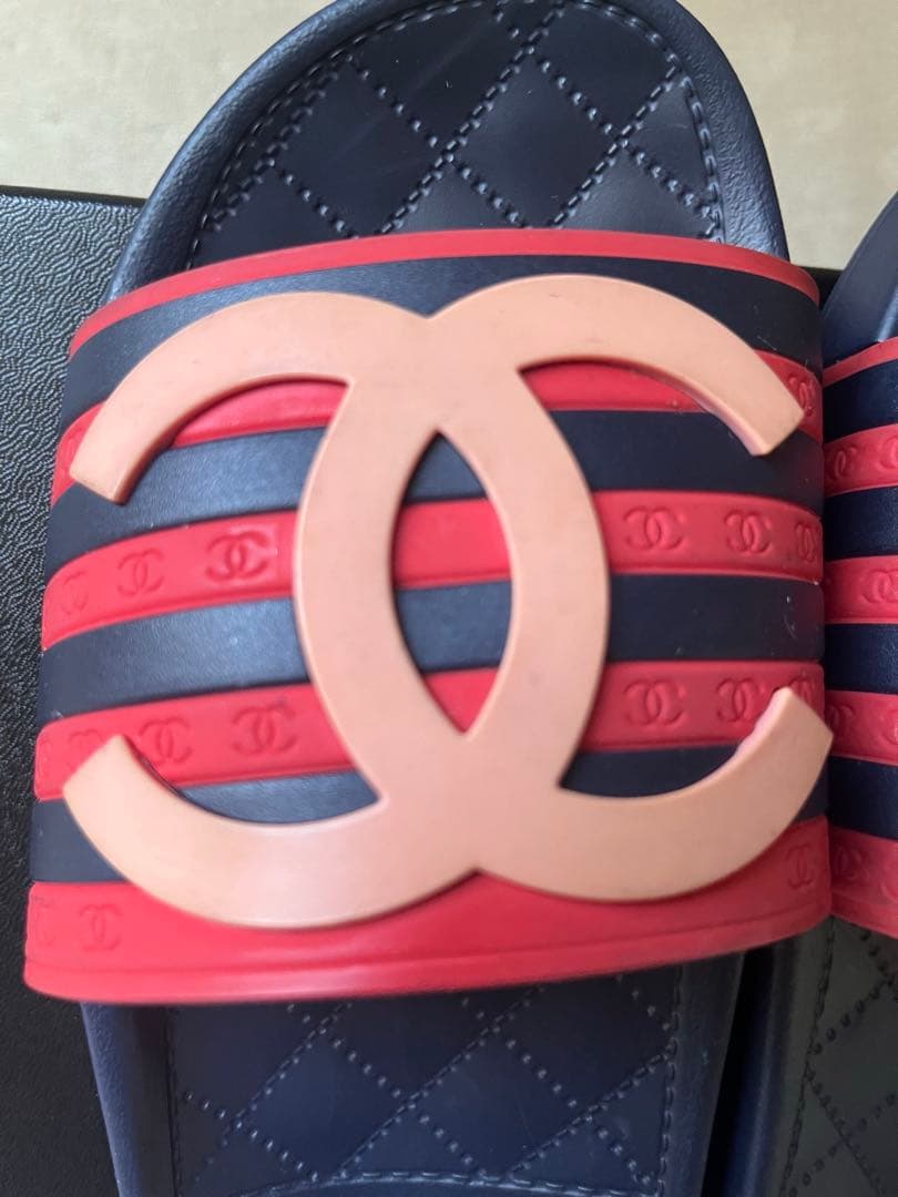 CHANEL シャネル ビーチサンダル 37