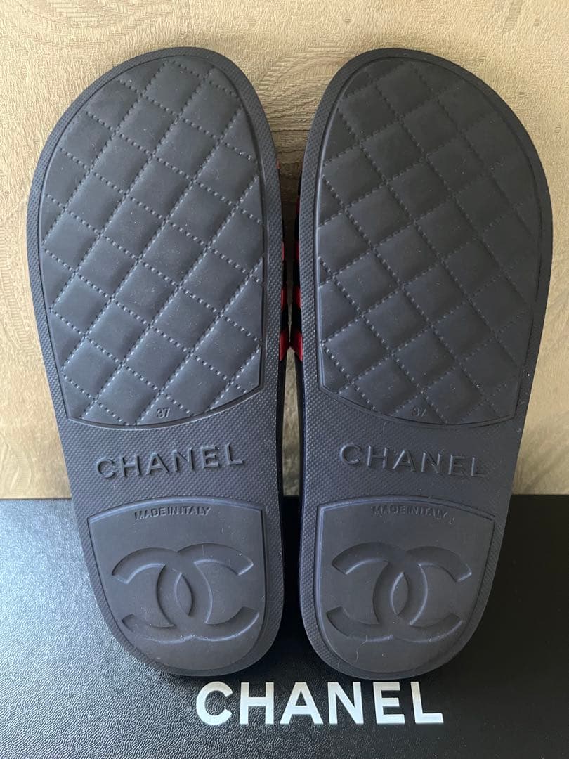 CHANEL シャネル ビーチサンダル 37
