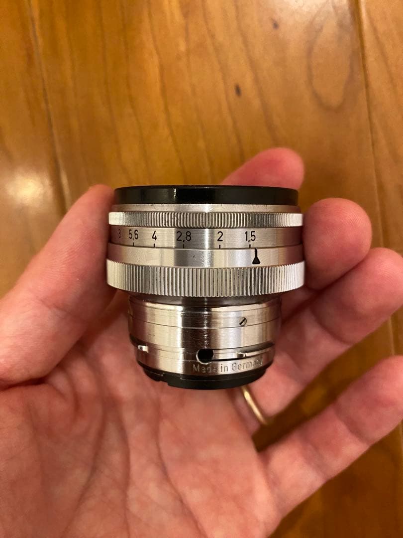 Zeiss Opton Sonnar 50mm f1.5 L39アダプター付き