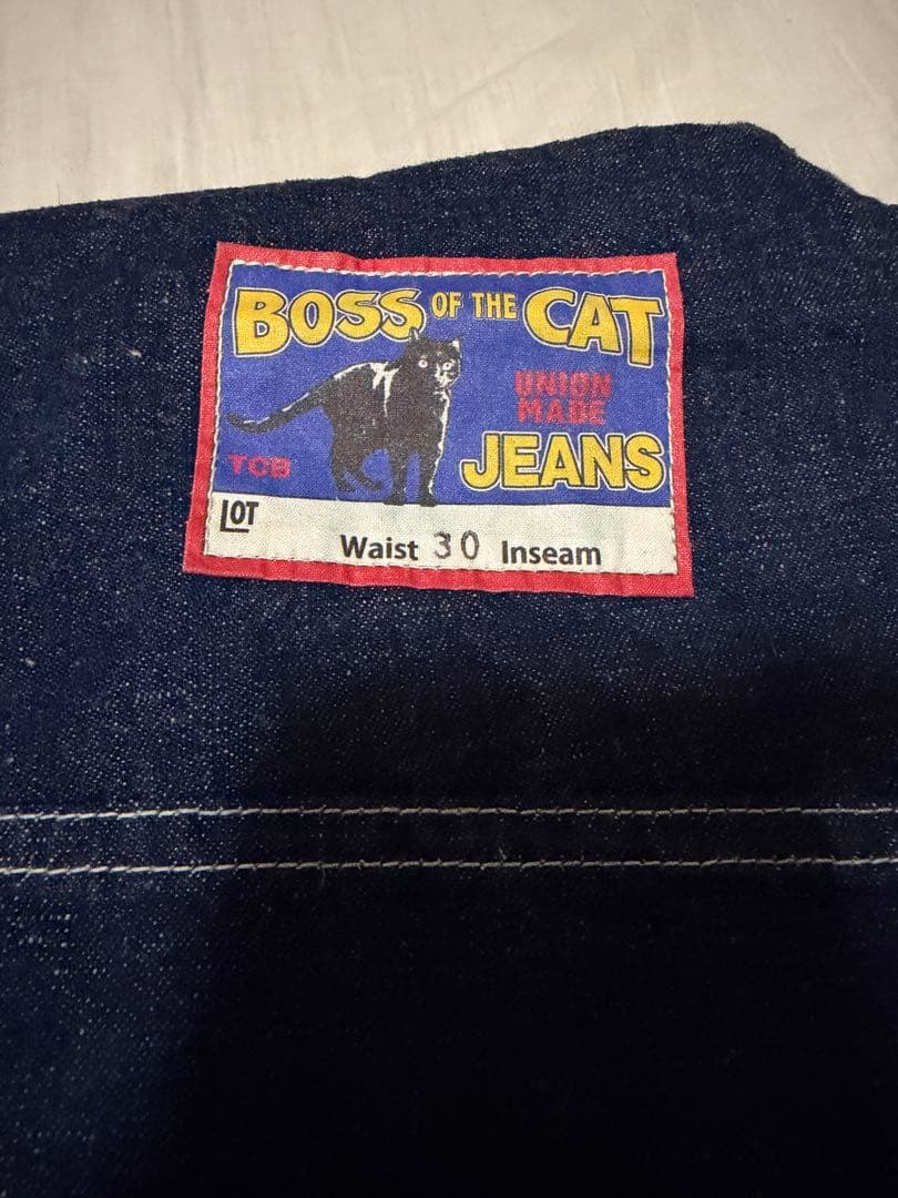 未使用 TCBジーンズ Boss of the Cat Overall 30