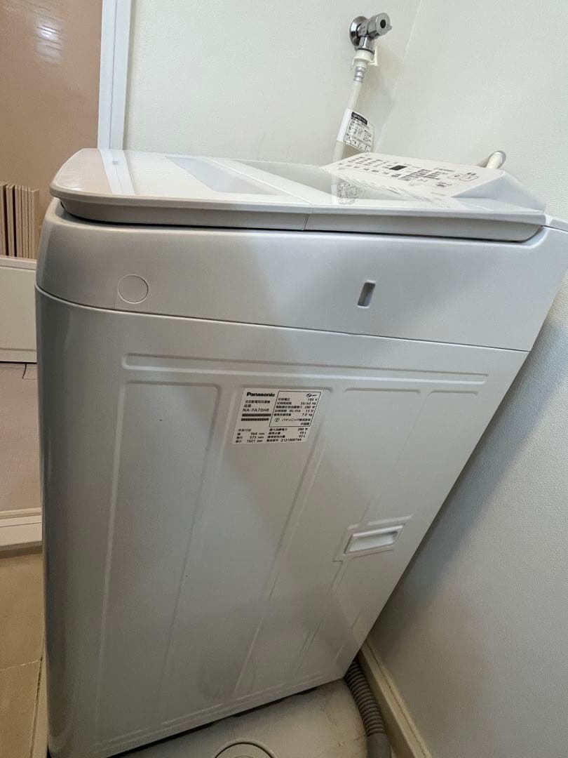 Panasonic 洗濯機/2021年製　NA-FA70H8