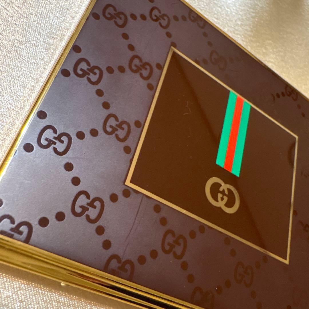 Pins3211オールドグッチ　シガレットケース　名刺入れ　シェリーライン