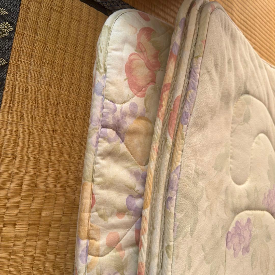 マルハチ真綿　羊毛敷き布団140cm x 205cm