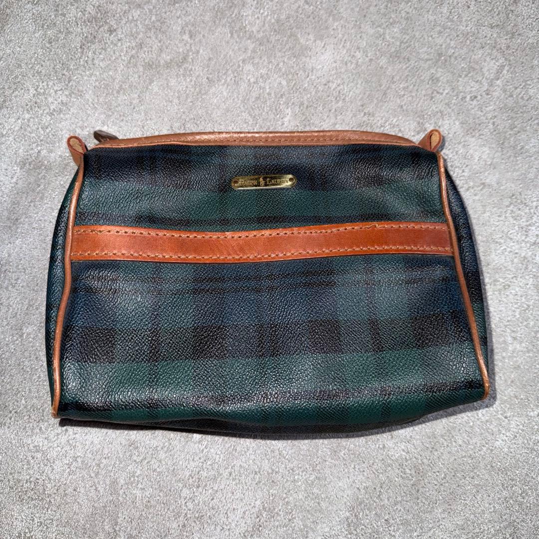 Polo Ralph Lauren 2way ボストンバッグ タータンチェック