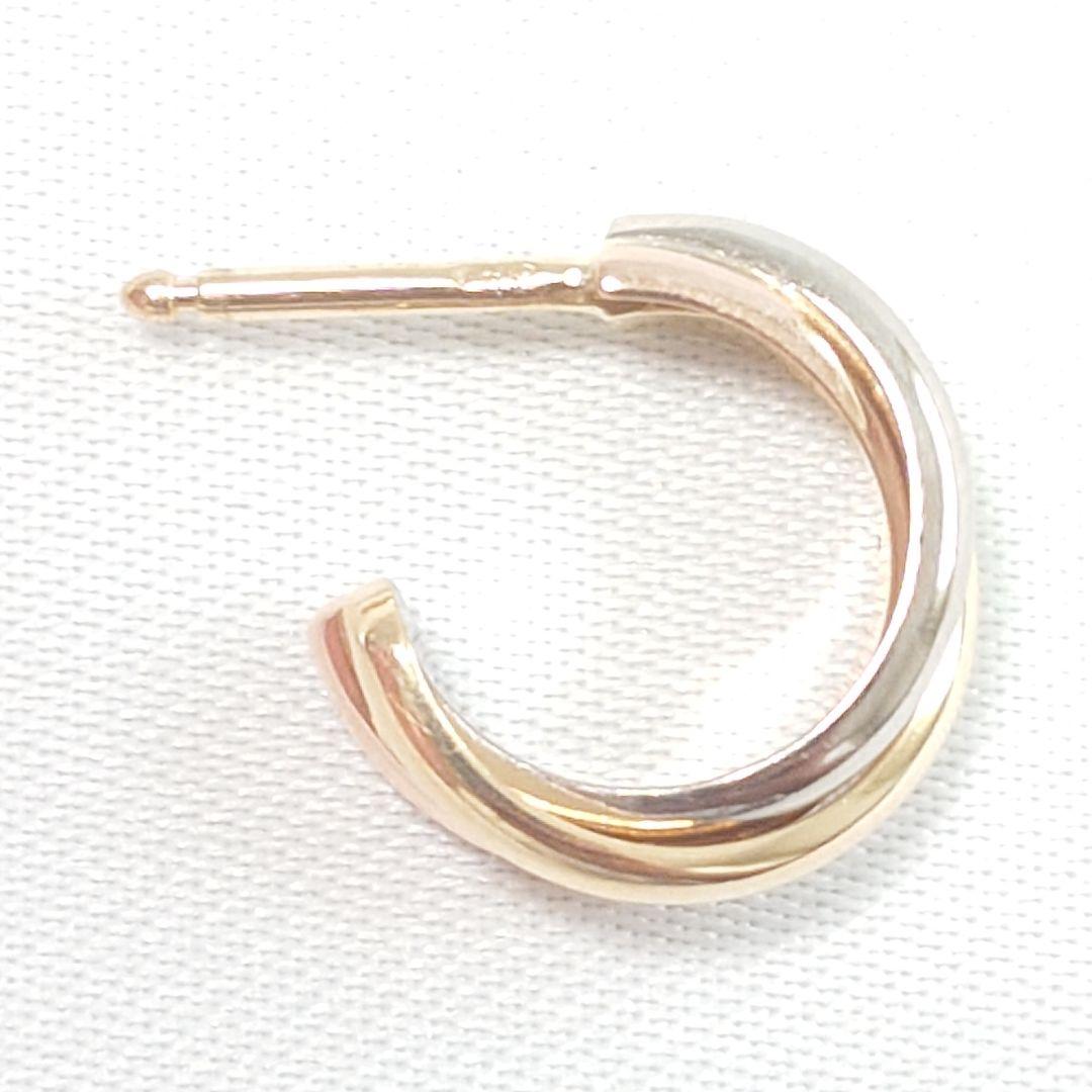 【新品仕上げ】カルティエ トリニティ フープ ピアス 片耳用 6591