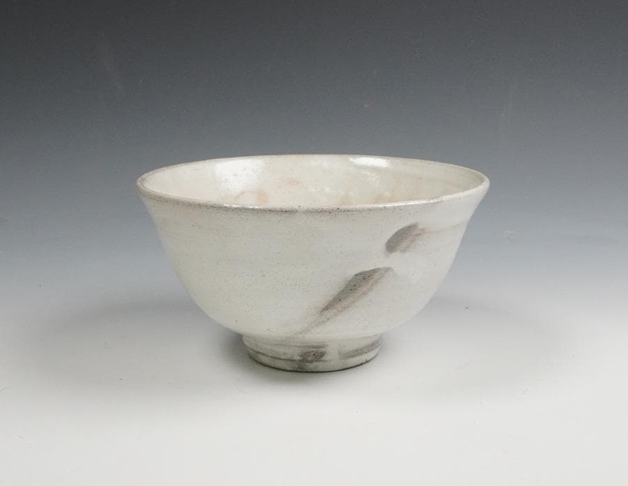 J*1様 千漢鳳　粉引茶碗 銘「瑞雲」