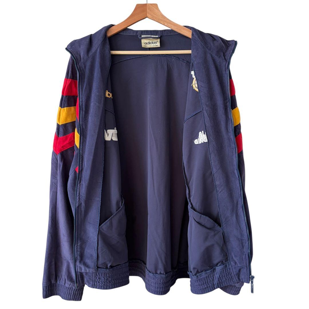 90s adidas サッカー スペイン代表 ベロアジャージ トラックジャケット