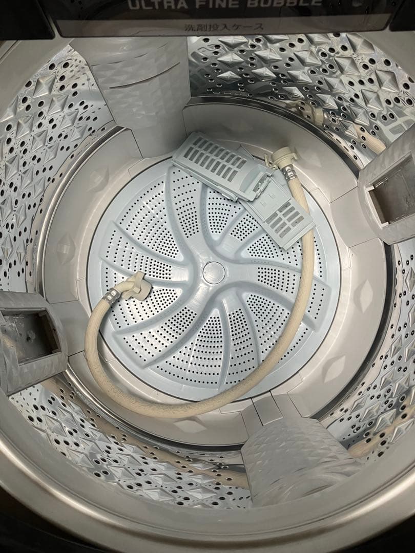 東芝TOSHIBA 縦型洗濯機(AW-10SD8) ボルドーブラウン