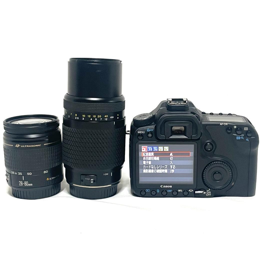 本格的一眼レフ❣️ Canon EOS 40D ダブルレンズセット 高速連写