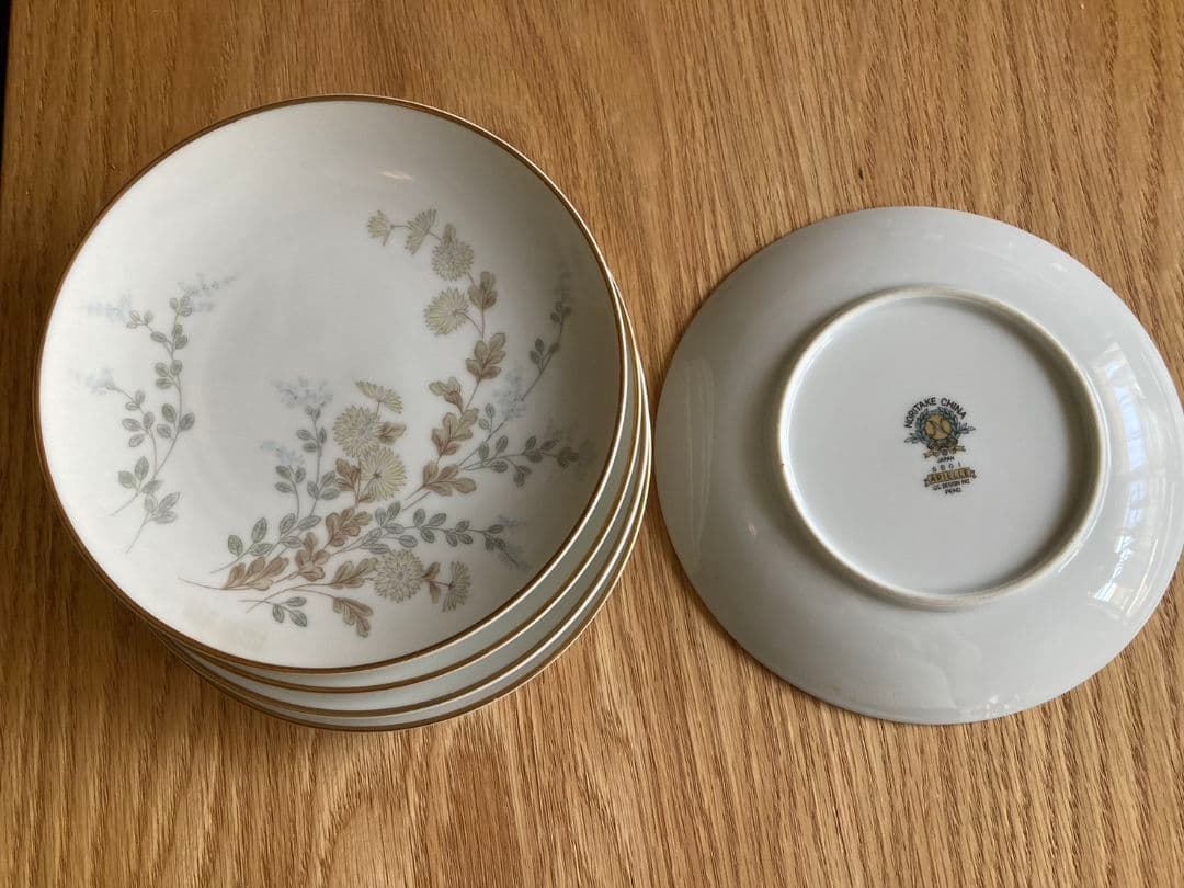 ノリタケチャイナ　食器セット　5種×5枚+コップ(売切)　ノリタケ　昭和レトロ