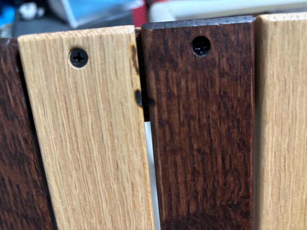 ブラックデザイン　ハレテーブル　アイアンプレート2枚付き