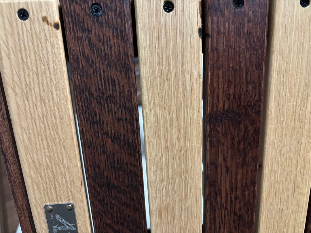 ブラックデザイン　ハレテーブル　アイアンプレート2枚付き