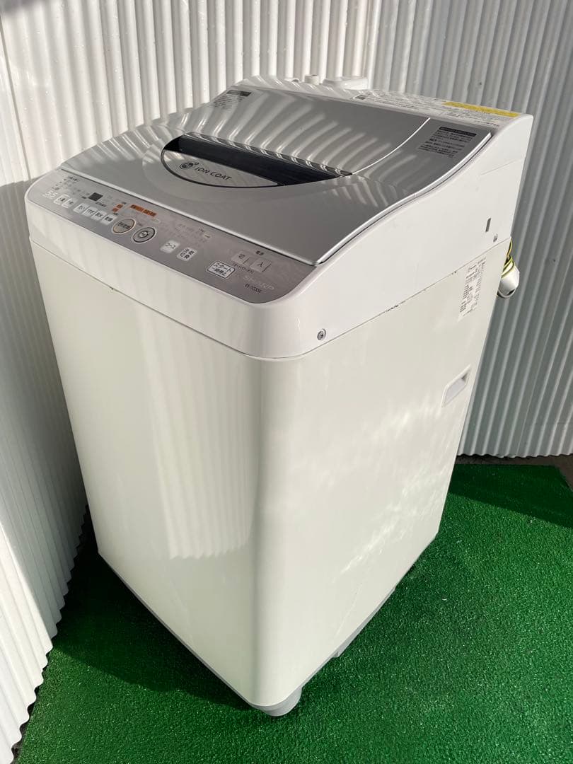 909 シャープ 穴なし槽 熱乾燥機能搭載 5.5kg洗濯機 黒カビ抑制 清潔