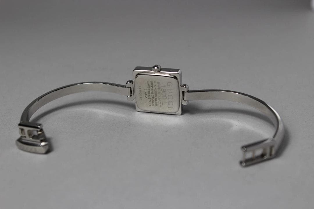 稼働 GUCCI グッチ 1900L ピンクシェル スイス製 レディース 腕時計