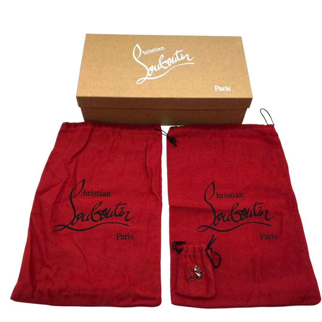 【新品未使用】クリスチャンルブタン フラットシューズ スパイクスタッズ